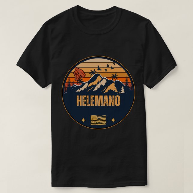 Camiseta Helemano, Havaí (Frente do Design)