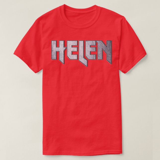 Camiseta Helen de metal pesado (Frente do Design)