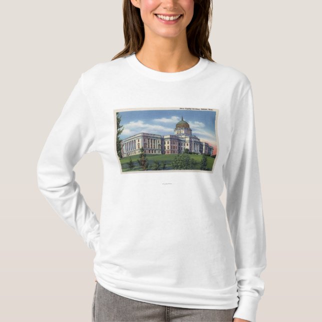 Camiseta Helena, Montana - opinião da construção do (Frente)