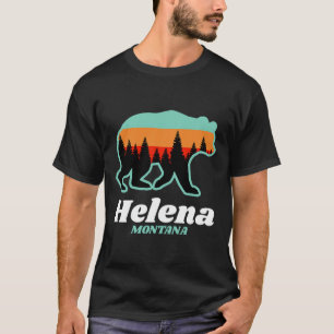 Camiseta Helena Montana Pescando Snowboard Bear