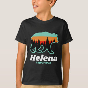 Camiseta Helena Montana Pescando Snowboard Bear