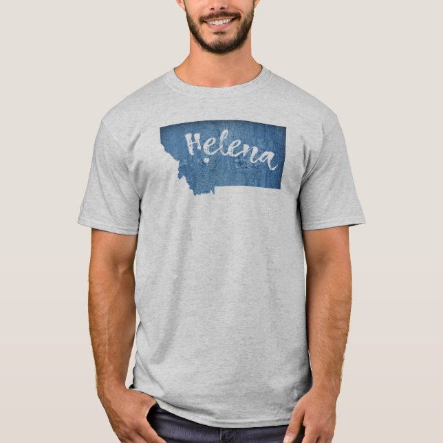 Camiseta Helena Montana Wood Grain (Frente)