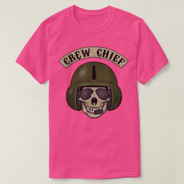 Camiseta Helicopter Crew Chefe    Grande ideia  (Frente do Design)