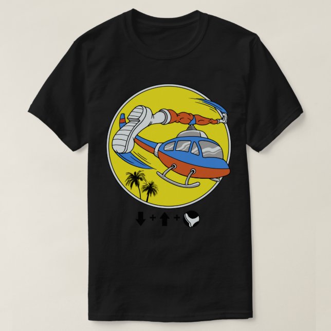 Camiseta Helicopter Kick (Frente do Design)