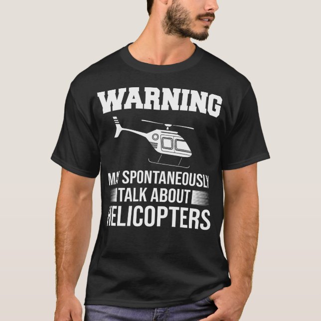 Camiseta Helicopter Rc Remote Control Pilot (Frente)