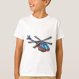 Camiseta Helicóptero alto do vôo