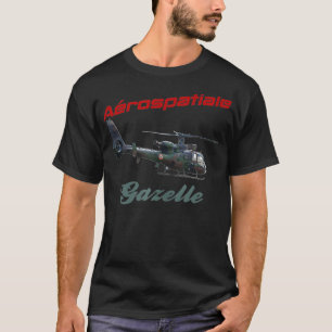 Camiseta helicóptero Aroespaale gazelle sa 341 gazelle sa34