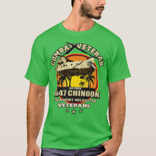 Camiseta Helicóptero contra veterano CHINOOK