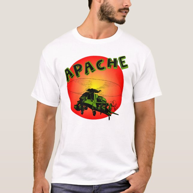 Camiseta Helicóptero de Apache (Frente)