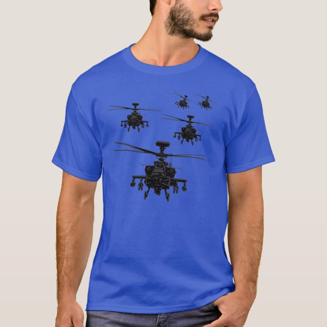 Camiseta Helicóptero de Apache (Frente)
