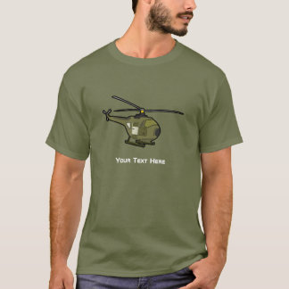 Camiseta Helicóptero de Camo Voador Personalizável