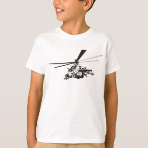 Camiseta Helicóptero de desenho "Hind"