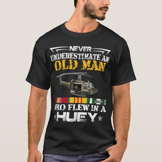 Camiseta Helicóptero de veteranos do Vietnã (Frente)