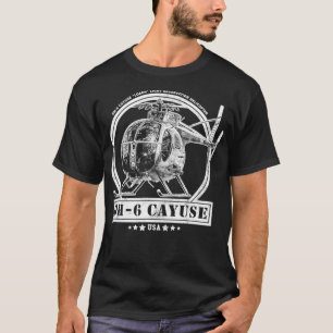 Camiseta Helicóptero do Cayuse de Loach OH6 
