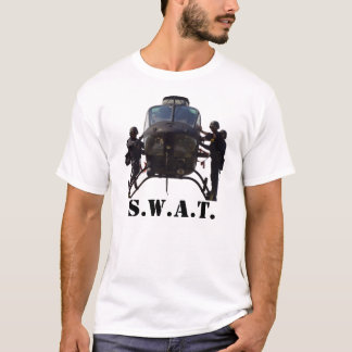 Camiseta Helicóptero do GOLPE, pistola 1911 de S.W.A.T.