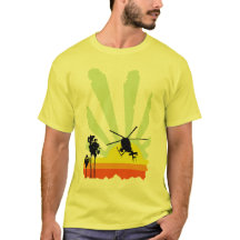 Helicóptero e por do sol