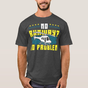 Camiseta Helicóptero engraçado - Presente do piloto Heli