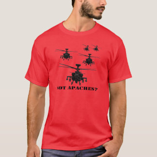 Camiseta Helicóptero impressionante de Apache