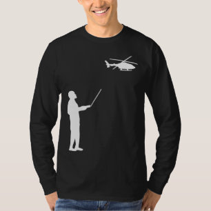 Camiseta Helicóptero Modelo Controle Remoto RC Hobby Piloto