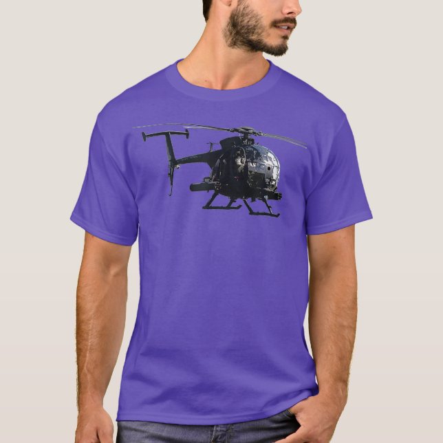 Camiseta Helicóptero pequeno MH6 (Frente)
