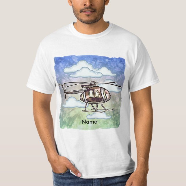 Camiseta Helicóptero Rápido (Frente)
