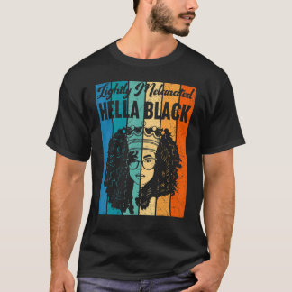 Camiseta Hella Melanated Black History Queen Melani