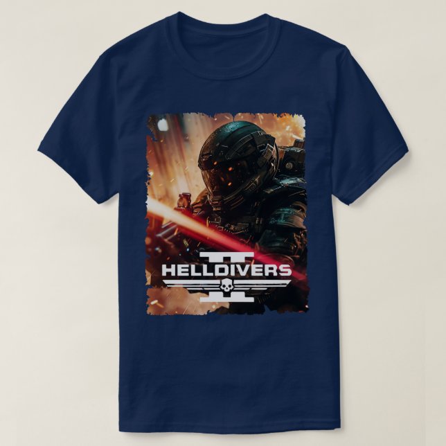Camiseta Helldivers 2 TShirt 18 (Frente do Design)