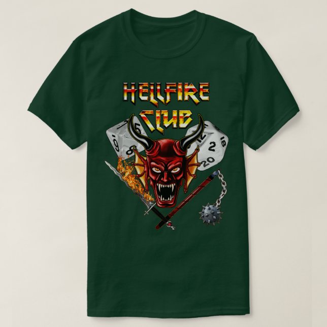 Camiseta Hellfire Club (Frente do Design)