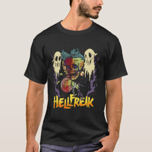 Camiseta Hellfreak Zombie Haunted Viu Rampage Horror