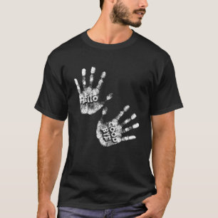 Camiseta HELLO And GOODBYE Academy DAILY GREETINGS Humor Ar