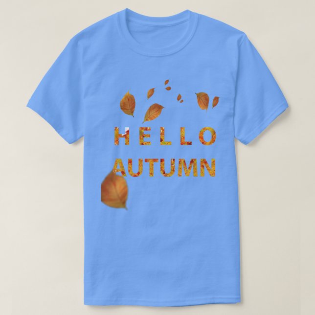 Camiseta Hello AutumnFall leaves season  (Frente do Design)