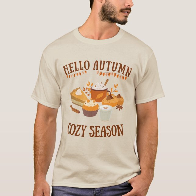 Camiseta Hello Cozy Season (Frente)
