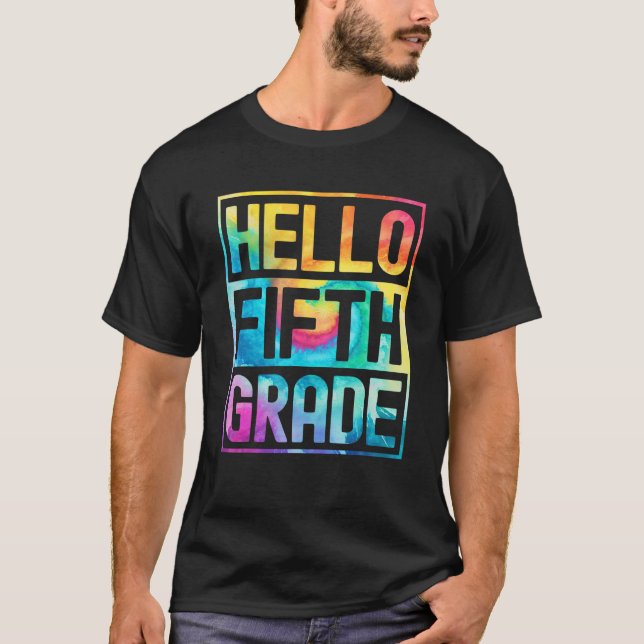 Camiseta Hello Fifth Grade Back to School 5th Grade Teacher (Frente)