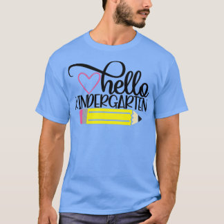 Camiseta Hello Kindergarten Back to School Teacher Student