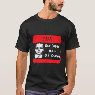 Camiseta Hello My Name is D B Cooper Sketch Cryptid Urban L
