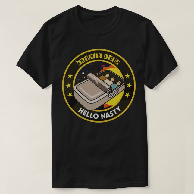 Camiseta Hello Nasty The Beastie Rap Rock Sardine Boys Clas (Frente do Design)