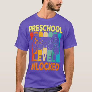 Camiseta Hello Preschool Level Unlocked Video Game Back to