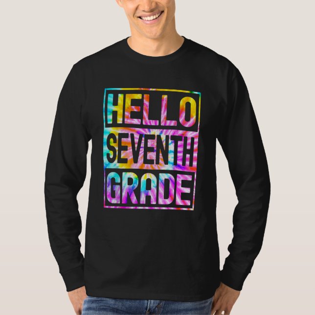 Camiseta Hello Seventh Grade Back to School 7th Grade Teach (Frente)