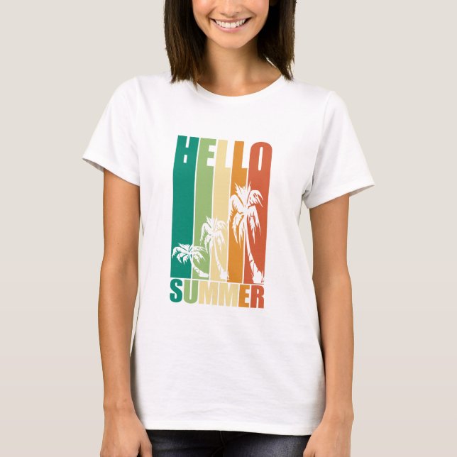 CAMISETA HELLO SUMMER (Frente)