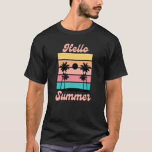 Camiseta Hello Summer Retro Paradise
