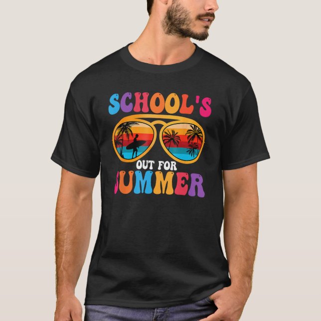 Camiseta Hello Summer  School s Out For Summer Teacher Boys (Frente)