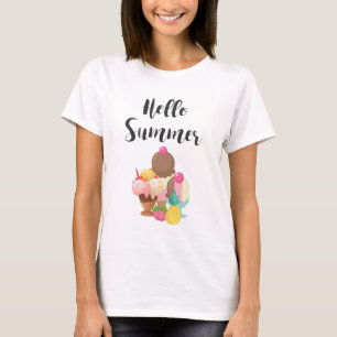 Camiseta Hello Summer Sorvete Delights
