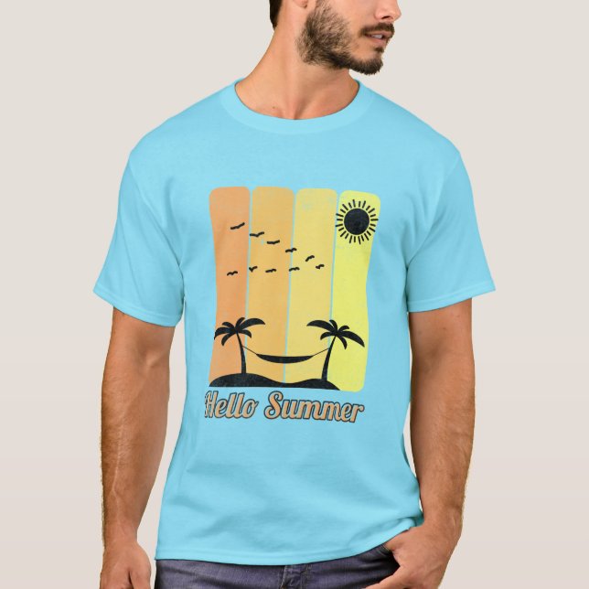 Camiseta Hello Summer T-Shirt (Frente)