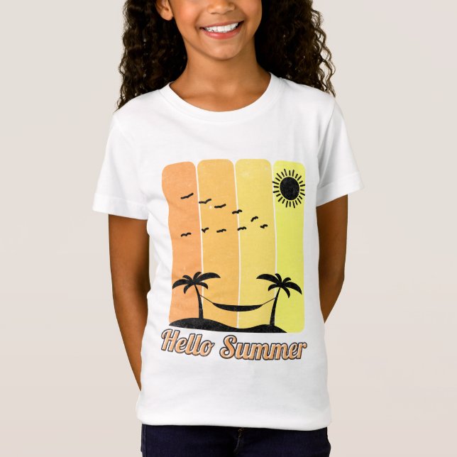 Camiseta Hello Summer T-Shirt (Frente)