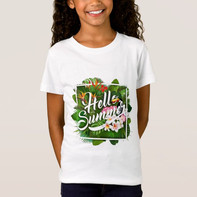 Camiseta Hello Summer T-Shirt (Frente)