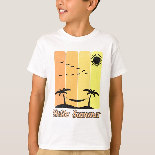 Camiseta Hello Summer T-Shirt (Frente)