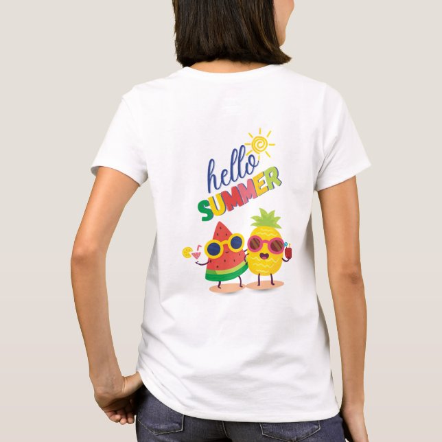 Camiseta "Hello summer" t-shirt (Verso)