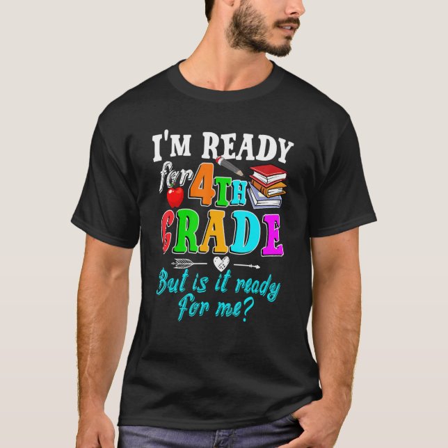 Camiseta Hello Team 4th Grade Squad Teacher Student Back To (Frente)