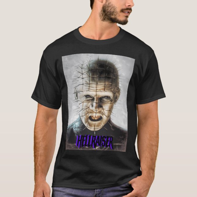 Camiseta Hellraiser Pinhead Horror (Frente)