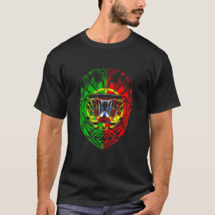 Camiseta Helmet para motocicleta de montanha Portugal Bande